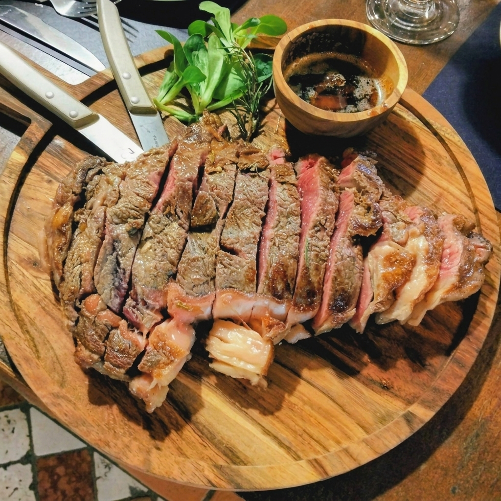 Côte de bœuf tranchée