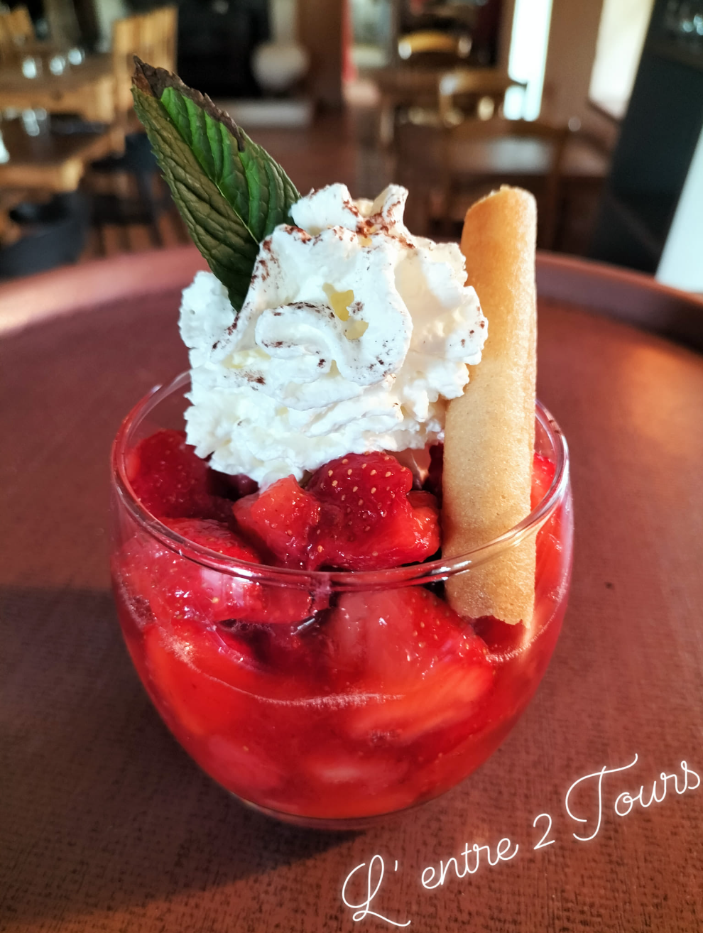 Fraises Chantilly maison