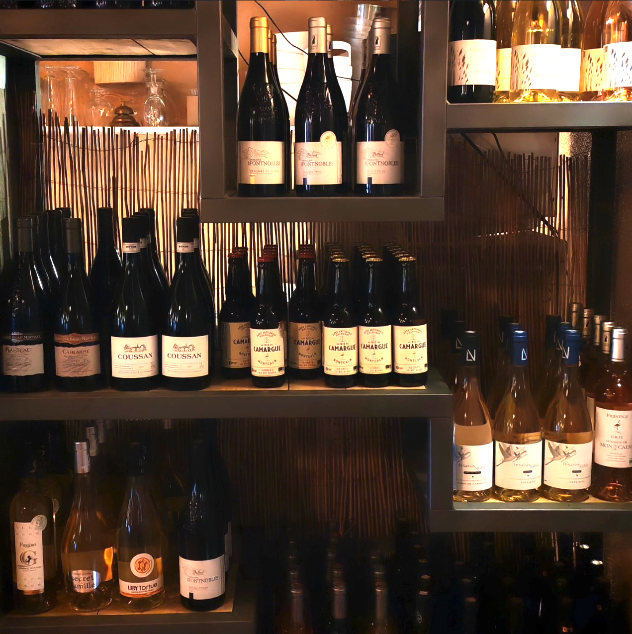 Sélection de vins locaux